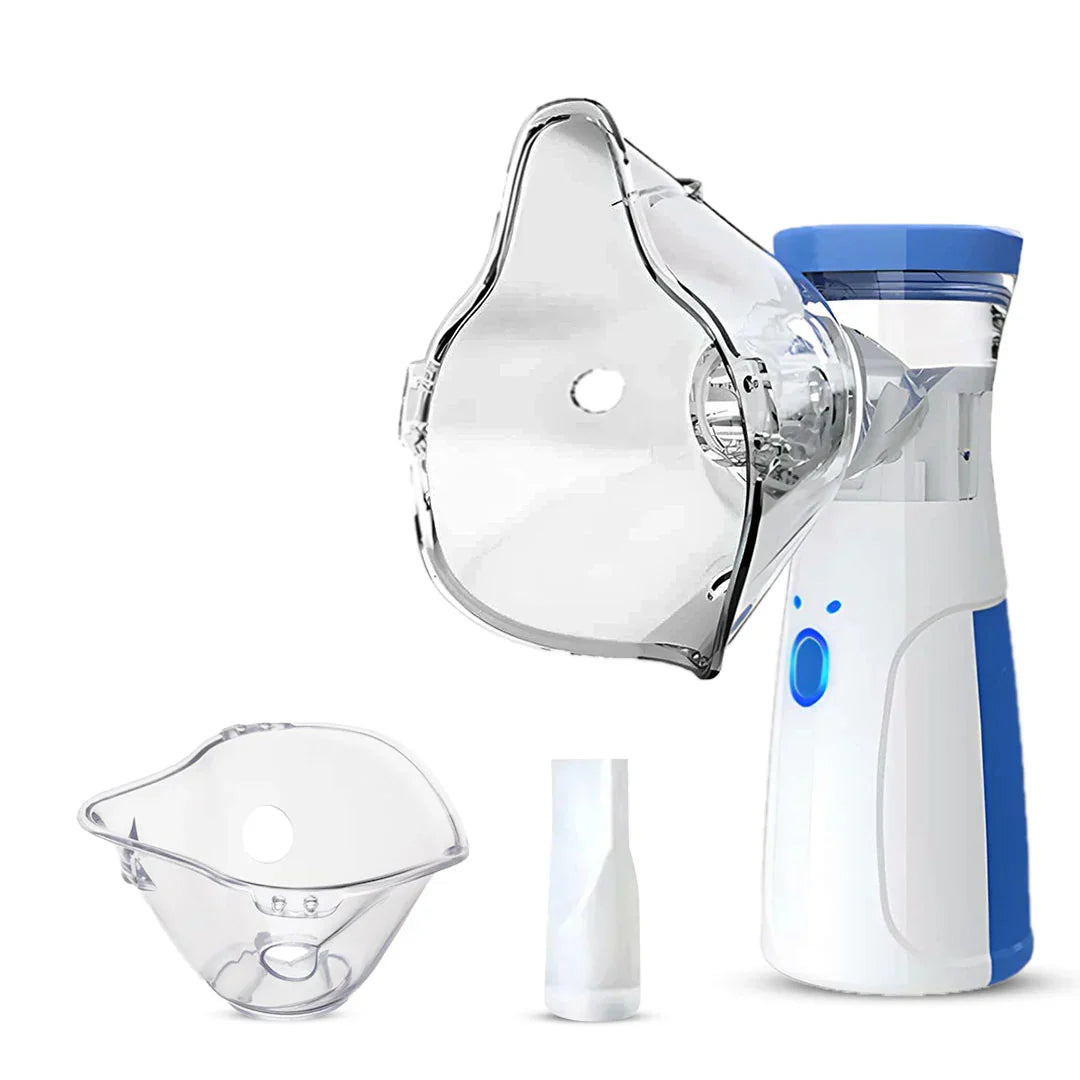 Mini Mesh Nebulizer Machine For kids and adults - Soundless Nebulizer for Effective Treatment - Handheld Rechargeable Portable Machine