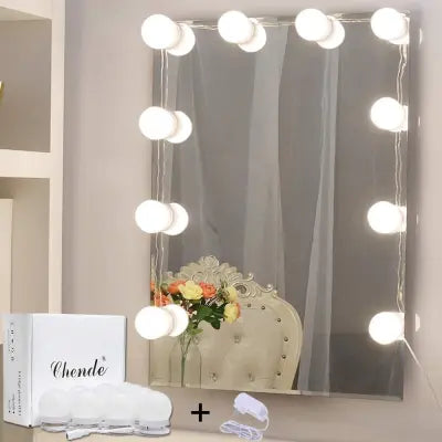 10 Bulb Vanity Light (3 Modes) USB Operated