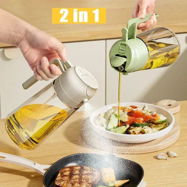 Oil Sprayer bottle for Cooking (200ml) Olive Oil Spray Bottle Continuous Spray with Portion Control, Suitable for Multiple Scenarios. Highly Trusted by Chefs