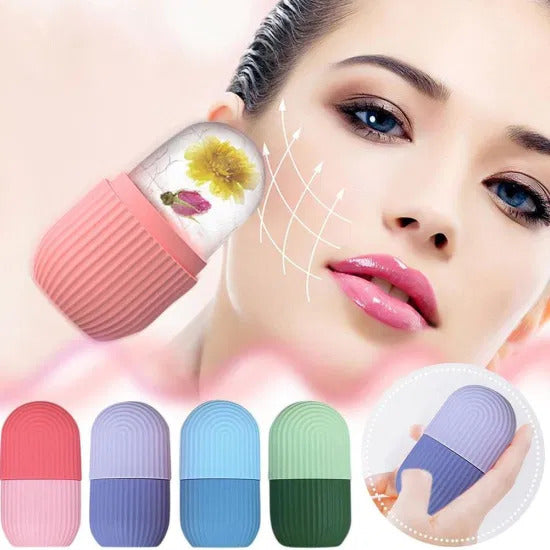 BEAUTY ICE ROLLER FOR FACE MASSAGER & EYE REUSABLE FACE ROLLERS FACIAL ROLLER BOX FACE ICE ROLLER TO ENHANCE SKIN GLOW, SHRINK & TIGHTEN PORES