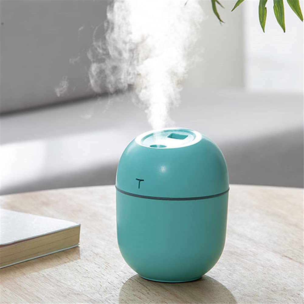 Portable Mini Air Humidifier USB Desktop Humidifier for Car Bedroom Air Diffuser Fogger Mist Maker Sprayer with LED Night Lamp