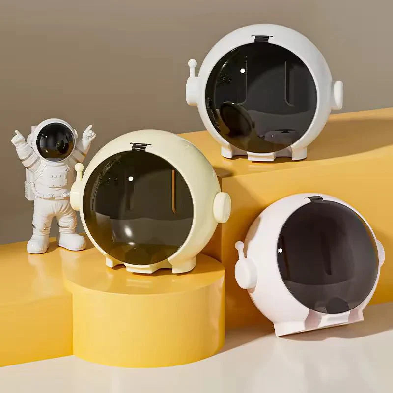 | Astronaut Cartoon Toothbrush Holder No Drill Bathroom Electric Too0thbrush Storage Rack |