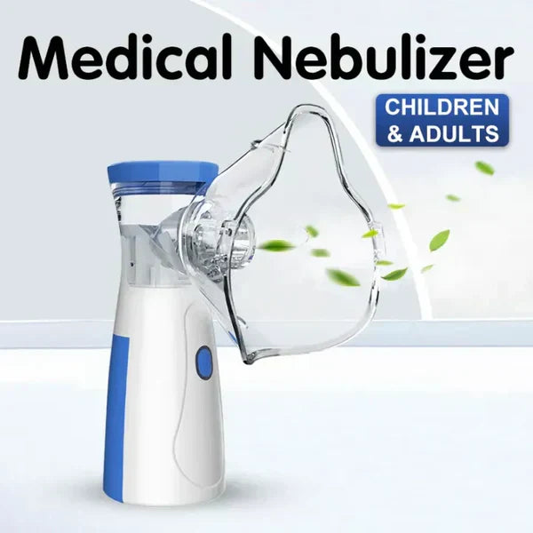 Mini Mesh Nebulizer Machine For kids and adults - Soundless Nebulizer for Effective Treatment - Handheld Rechargeable Portable Machine