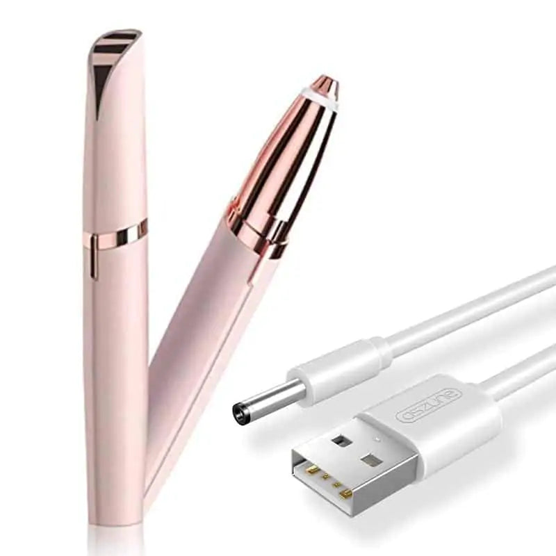 Rechargeable Flawless Eyebrow Hair Remover- Finishing Touch Hair Remover Machine - Original Facial Hair Remover - Rechargeable Eyes Brow And Hair Remover - Electric Trimmer Epilator-Eyebrow Trimmer Pen