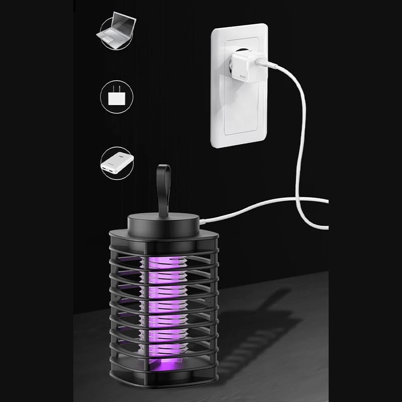 USB Powered Electric Mosquito Killer Lamp - Silent & Effective Insect Zapper