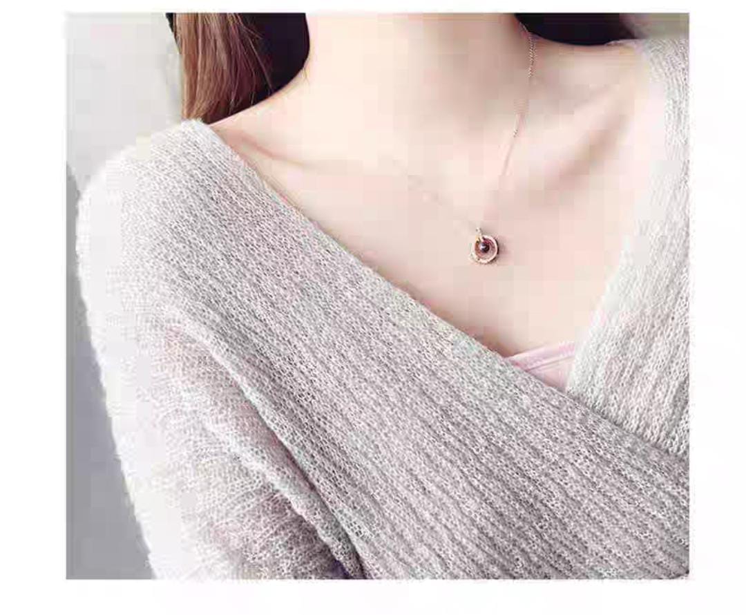 Romantic Roman Numeral & Hidden Message Necklace - Rose Gold Love Pendant
