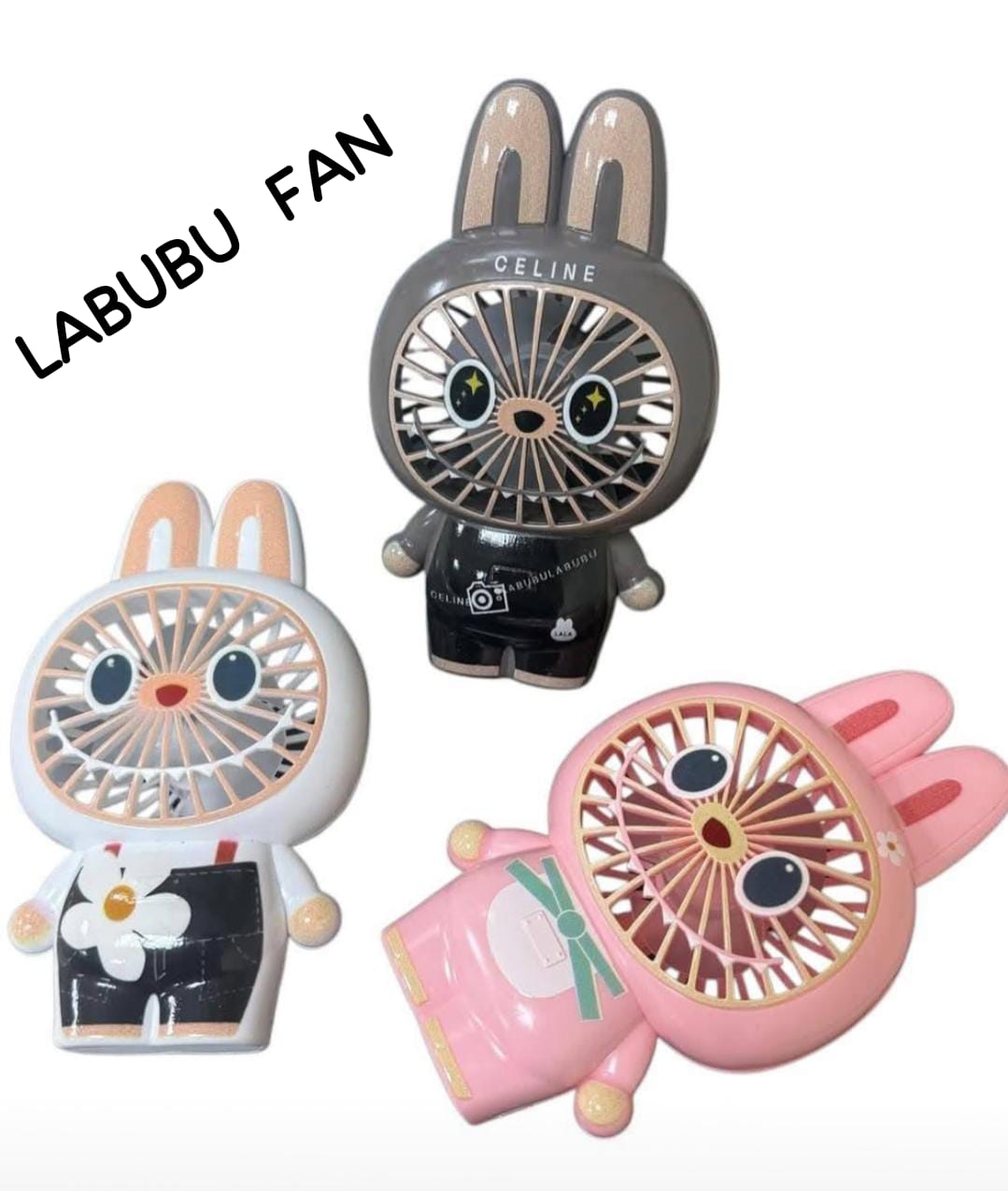 Adorable Labubu Portable Mini Fans - Stay Cool in Style!
Description: