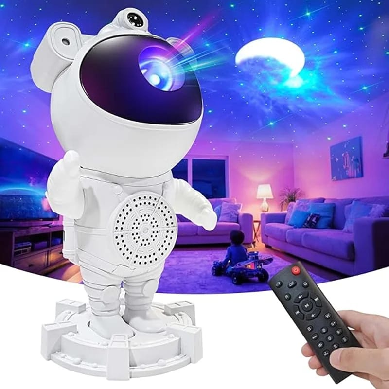 Astronaut Galaxy & Aurora Projector Lamp with Bluetooth Speaker (XL-819 / XL-731)
