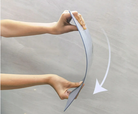 Frameless Square Acrylic Wall Mirror Set – Self-Adhesive & Shatterproof