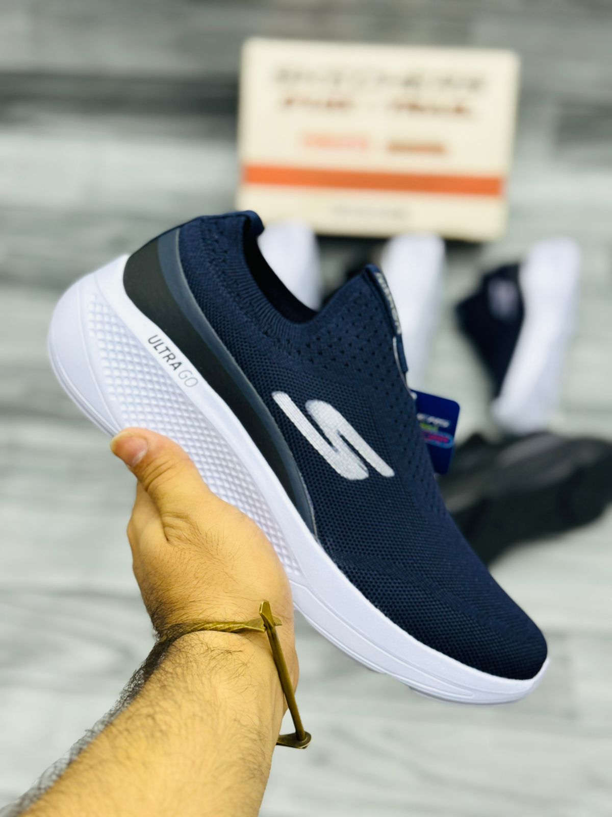 Skechers Ultra Go Medicated Sole - Blue