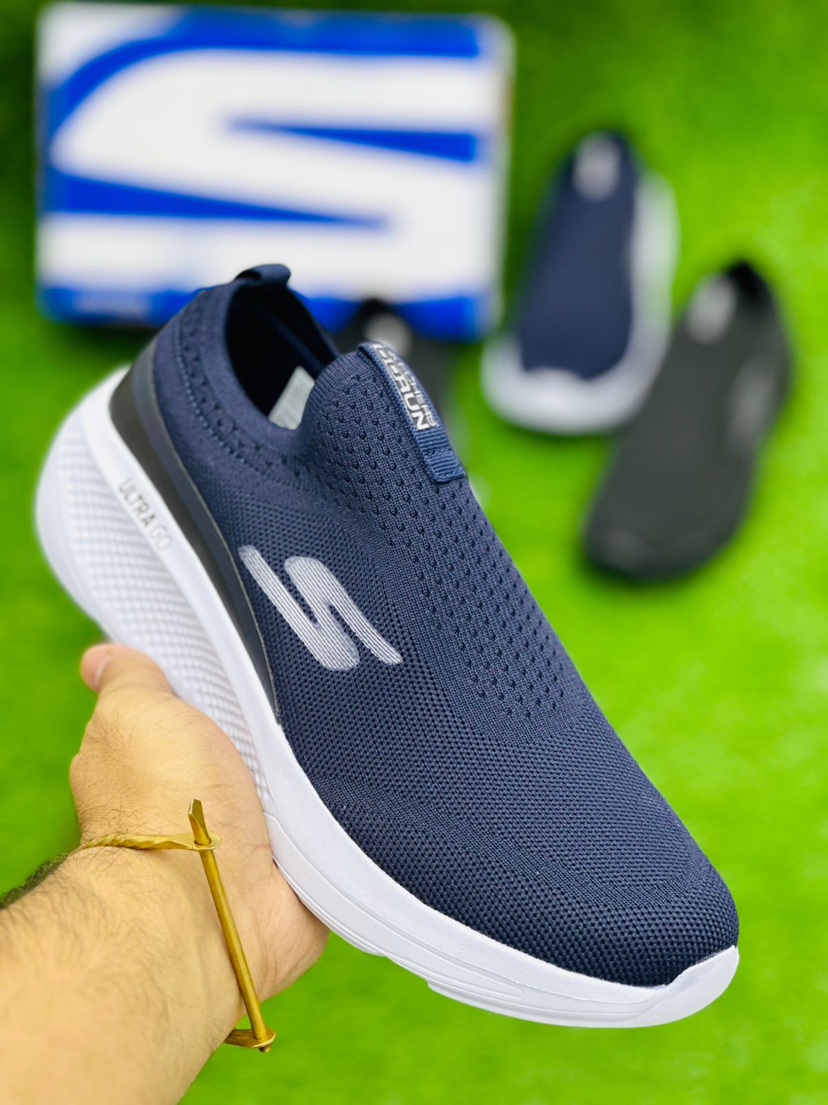 Skechers Ultra Go Medicated Sole - Blue