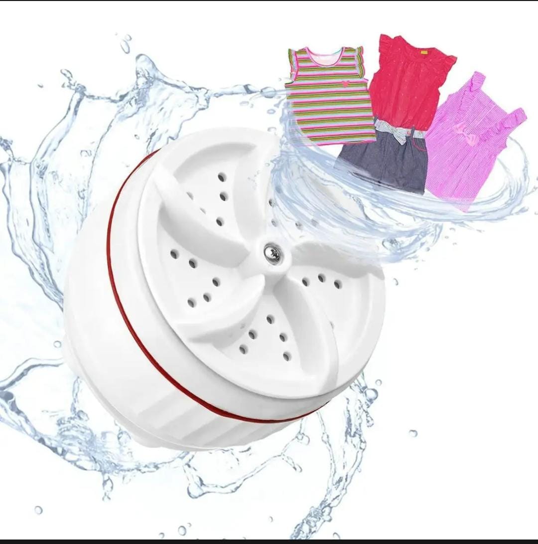 Mini Portable Ultrasonic Turbine Washing Machine Turner USB Powered