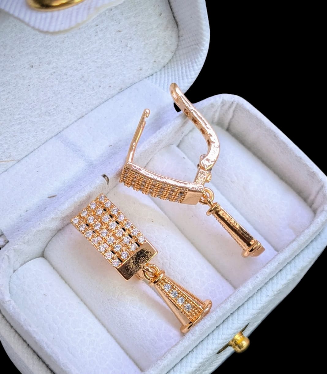 Dazzling Cubic Zirconia Drop Earrings