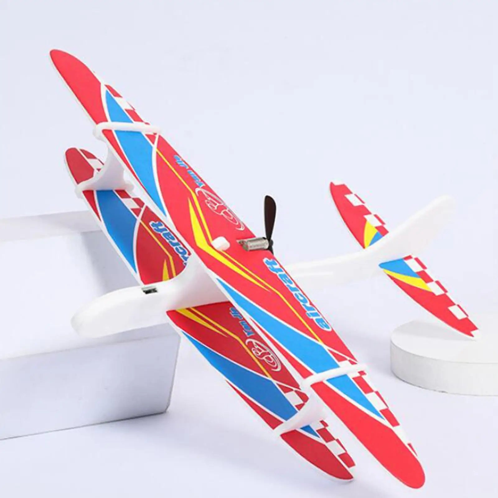 Electric Foam Plane Fighter – USB Rechargeable Hand Throw Glider | Spinning Function Airplane Toy with Dual Flight Modes | Outdoor Flying Foam Plane for Kids