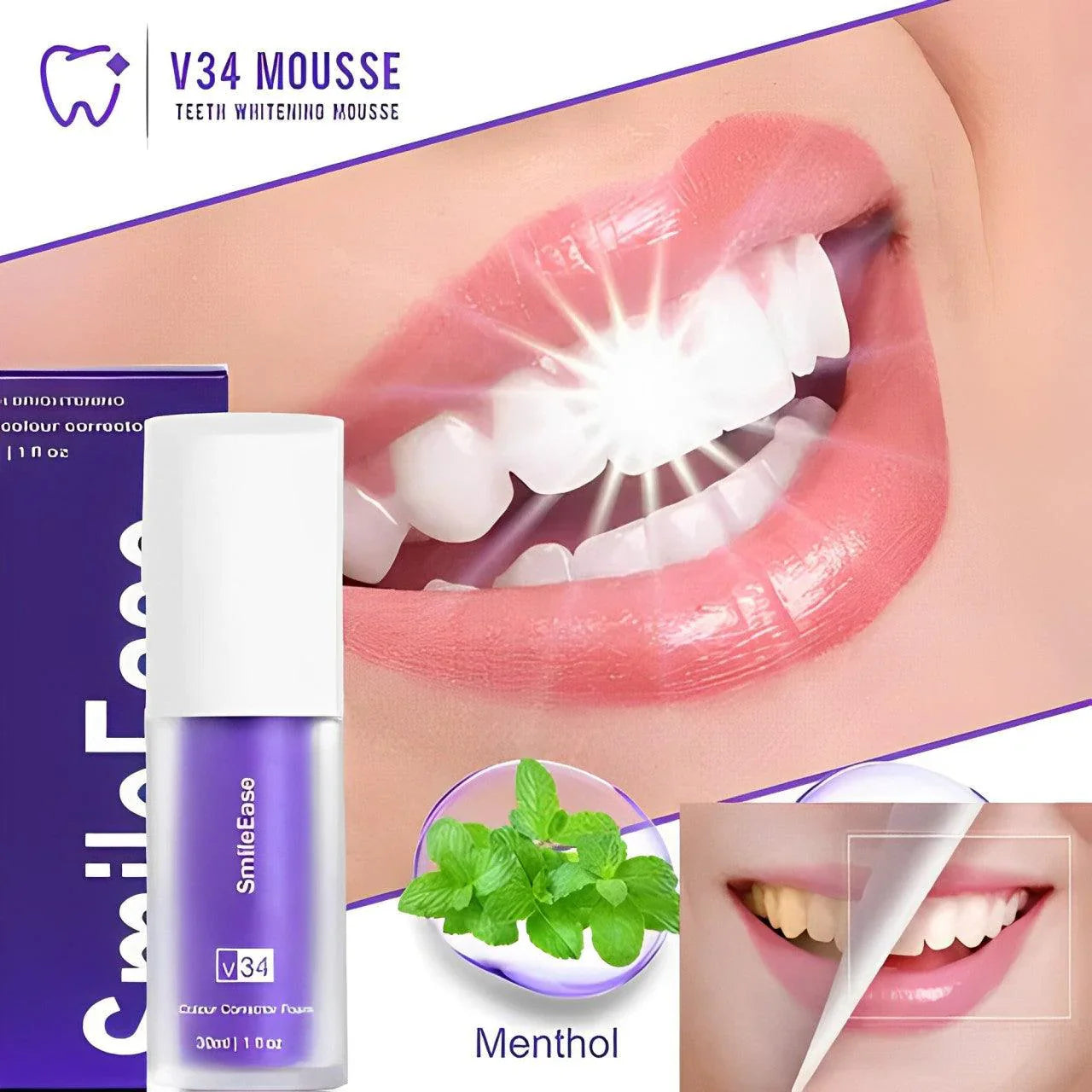 Hismile V34 Colour Corrector Serum, Teeth Whitening